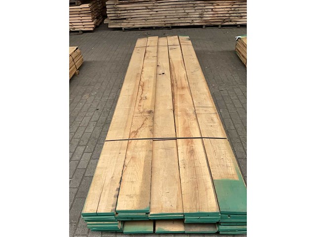 Wit amerikaans eiken planken 26x205 mm (54x) - afbeelding 5 van  5