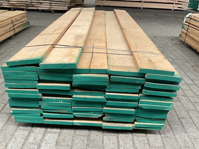 Wit amerikaans eiken planken 26x205 mm (78x) - afbeelding 4 van  5