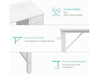 Wit bureau met lades - afbeelding 7 van  7