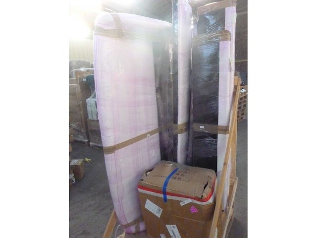 Wit stoffen borstbed met bedbasis en hoofdeinde 160x200cm - afbeelding 10 van  11