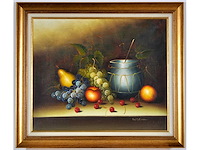 Witman - stilleven met fruit - olie op doek - 50x60 cm