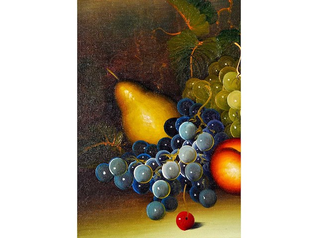 Witman - stilleven met fruit - olie op doek - 50x60 cm - afbeelding 2 van  8