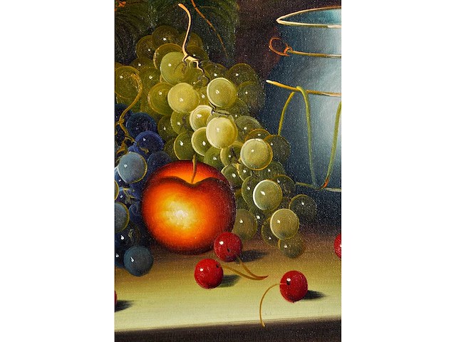 Witman - stilleven met fruit - olie op doek - 50x60 cm - afbeelding 3 van  8
