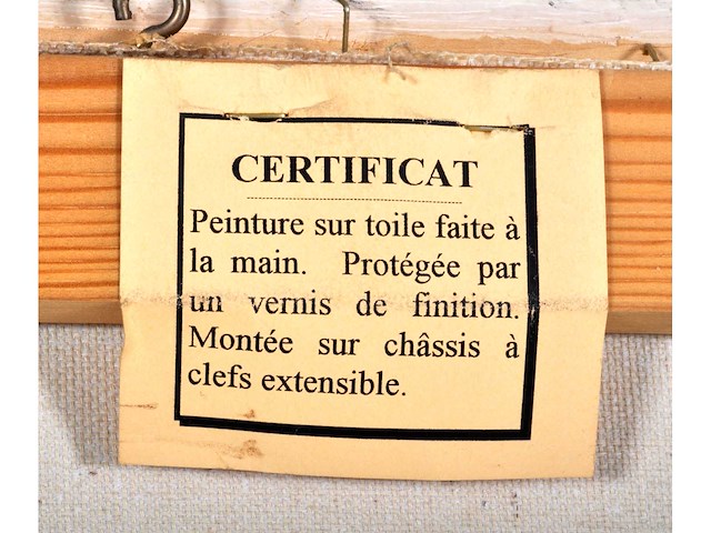 Witman - stilleven met fruit - olie op doek - 50x60 cm - afbeelding 5 van  8