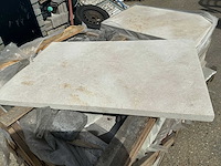 Witsteen 23,76 m2 natuursteen tuintegel - afbeelding 4 van  4