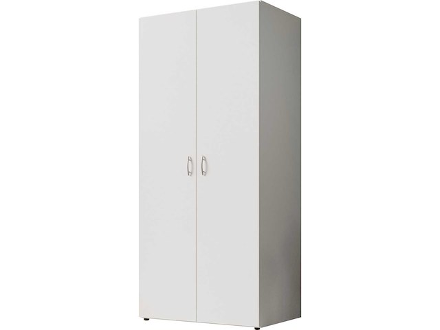 Witte 2-deurs garderobe - afbeelding 7 van  12