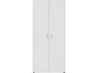 Witte 2-deurs garderobe - afbeelding 6 van  12