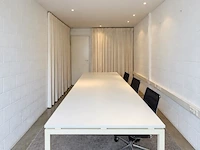 Witte abc bureau- / vergadertafel – 380 × 120 cm