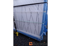 Witte aluminium caminia schuifdeur 180 x 350 (winkelwaarde: €2,999) - afbeelding 2 van  10