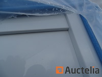Witte aluminium poort aosta 167 x 100 (winkelwaarde: €849) - afbeelding 6 van  8