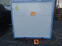 Witte aluminium poort aosta 167 x 100 (winkelwaarde: €849) - afbeelding 2 van  8