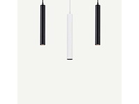 Witte buisvormige hanglamp - afbeelding 2 van  2