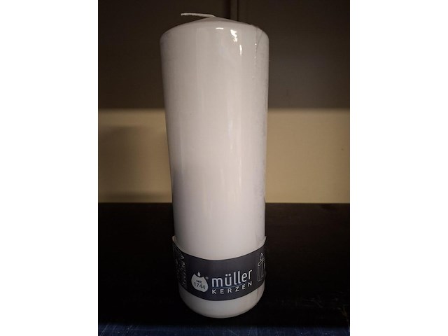 Witte kaarsen ( 8 x ) - afbeelding 1 van  2