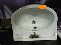 Witte lavabo - afbeelding 1 van  1