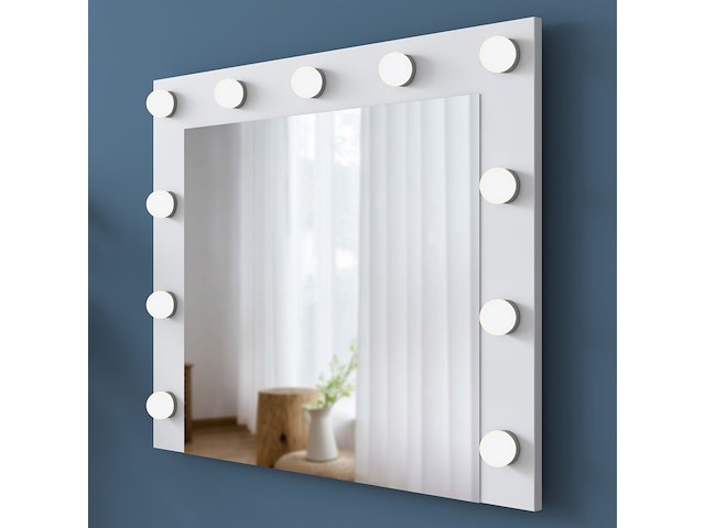 Witte make-uptafel bj118 - 100% melamine - afbeelding 4 van  8