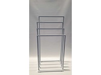 Witte rek voor handdoeken 29x45x94 24x48x92 - afbeelding 2 van  3