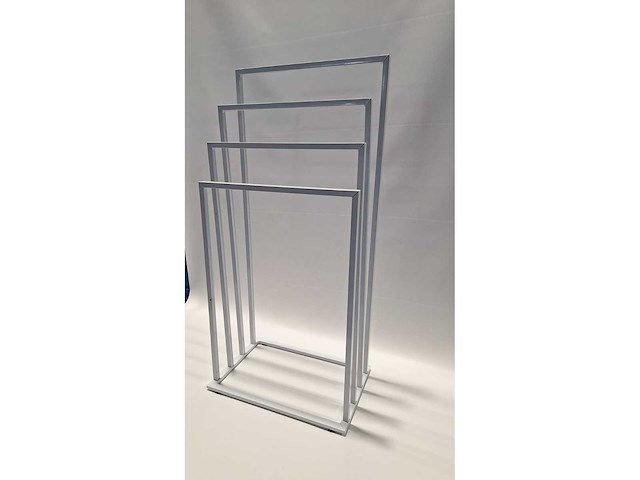 Witte rek voor handdoeken 29x45x94 24x48x92 - afbeelding 1 van  3