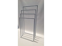 Witte rek voor handdoeken 29x45x94 24x48x92 - afbeelding 1 van  3