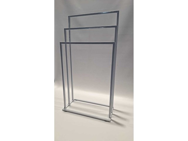 Witte rek voor handdoeken 29x45x94 24x48x92 - afbeelding 3 van  3