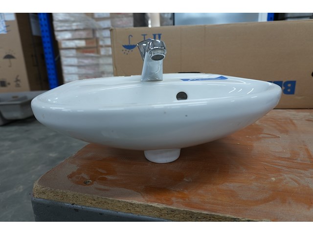 Witte spoelbak, 38 x 28 cm - afbeelding 2 van  4