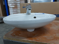 Witte spoelbak, 38 x 28 cm - afbeelding 2 van  4