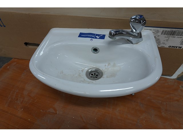 Witte spoelbak, 40 x 28 cm - afbeelding 1 van  4