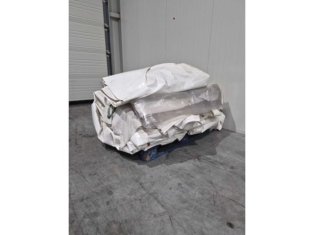 Witte tentzeilen voor tent 14mx25m zonder palen - afbeelding 2 van  5