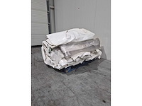 Witte tentzeilen voor tent 14mx25m zonder palen - afbeelding 2 van  5