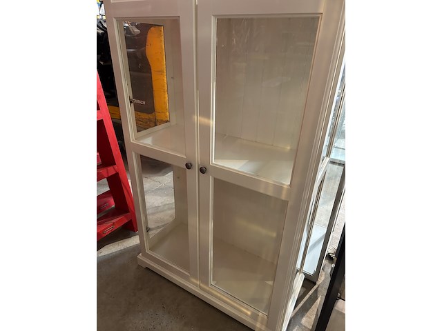 Witte vitrinekast - afbeelding 3 van  4