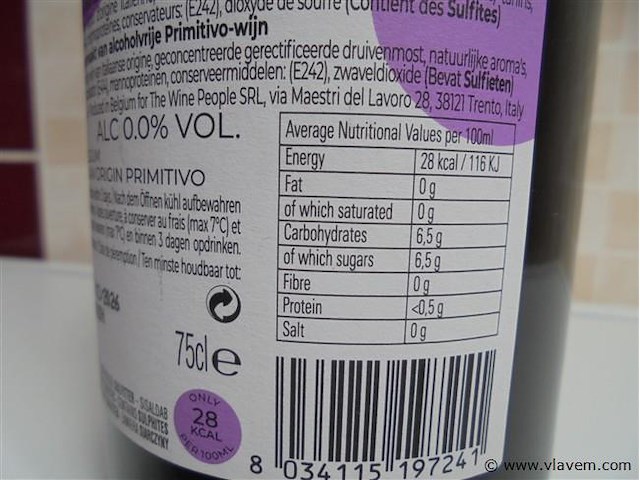 Witte wijn 0% alc - afbeelding 3 van  5