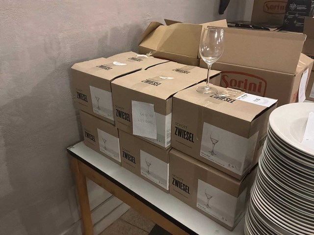 Witte wijn glas (99x) - afbeelding 1 van  3