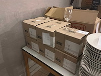 Witte wijn glas (99x) - afbeelding 1 van  3