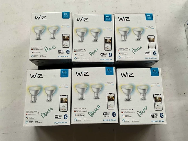 Wiz warm to cool whites plug & play lichtbron 2-pack (6x) - afbeelding 1 van  6