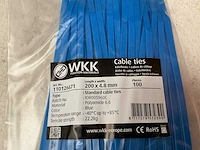 Wkk 200 x 4.8 mm polyamide kabelbinders (10x)