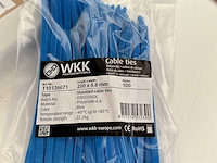 Wkk kabelbinders 200 x 4.8 mm (500x) - afbeelding 1 van  1