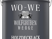 Wo-we houtverf 2,5l betongrijs - afbeelding 1 van  3