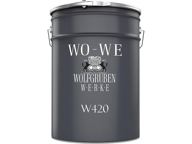 Wo-we w420 houtverf (gitzwart, 2,5l) - afbeelding 1 van  4