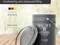 Wo-we w420 houtverf (gitzwart, 2,5l) - afbeelding 2 van  4