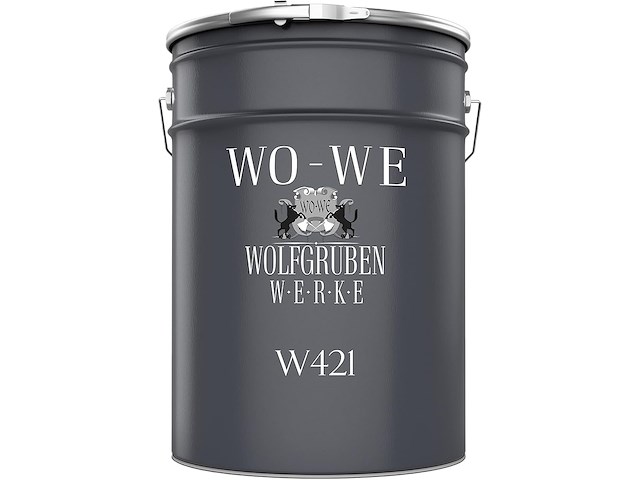 Wo-we w421 houtverf (matzwart, 2,5l) - afbeelding 1 van  4