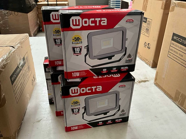 Wocta bouwlamp led kantelbaar 10w 900 lumen (5x) - afbeelding 1 van  4