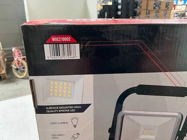 Wocta bouwlamp led kantelbaar 20w 2000 lumen (5x) - afbeelding 4 van  5