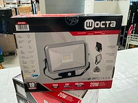 Wocta bouwlamp led kantelbaar met bewegingsmelder 20w 2000 lumen (8x) - afbeelding 2 van  4