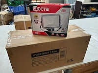 Wocta bouwlamp led kantelbaar met bewegingsmelder 20w 2000 lumen (8x)