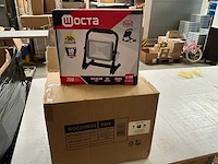 Wocta bouwlamp led kantelbaar op accu 20w 400/800/400 lumen (5x)