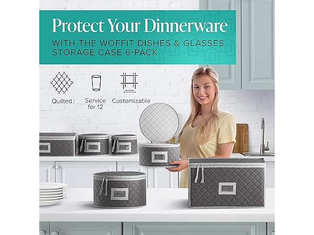 Woffit opbergset voor servies - afbeelding 3 van  4