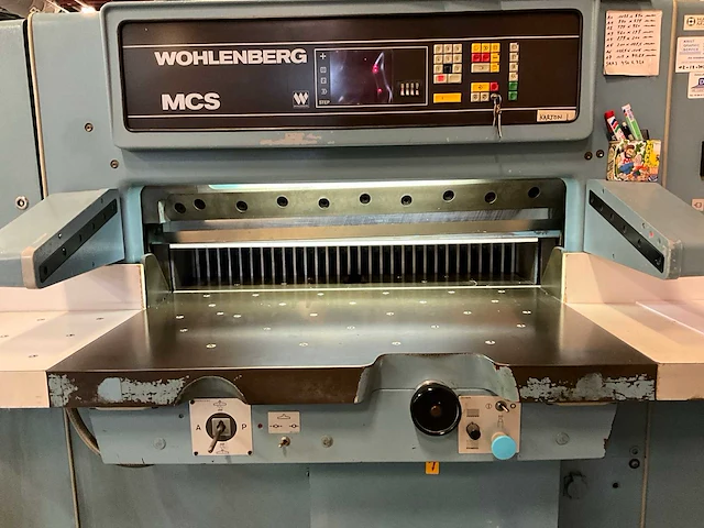 Wohlenberg mcs 92 guillotine - afbeelding 12 van  13
