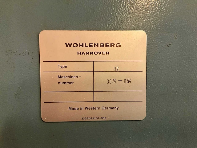 Wohlenberg mcs 92 guillotine - afbeelding 9 van  13