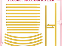 Wokceer 6.6 ft achtergrondstandaard - afbeelding 3 van  4
