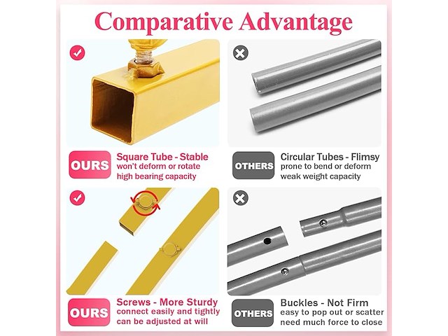Wokceer 7.2 ft achtergrond stand - afbeelding 3 van  5