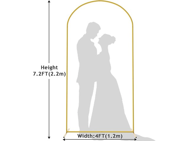 Wokceer 7.2 ft achtergrond stand - afbeelding 2 van  5